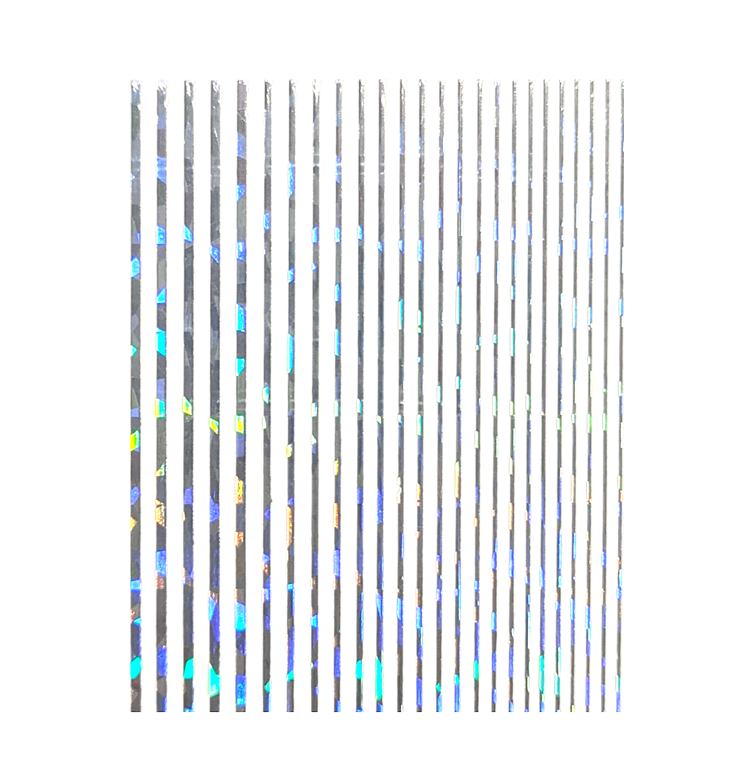 Image of Abtibild Unghii Linii Argintiu Multireflex - Coria